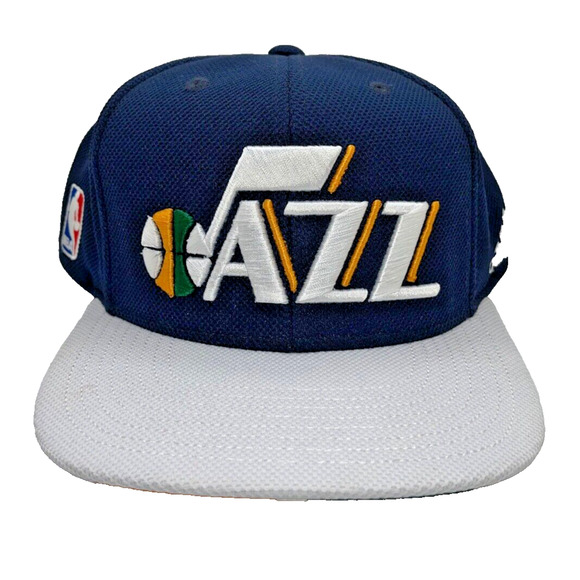 Utah Jazz Hat Cap 2015 Adidas NBA Draft Embroidered Adjustable Snapback OSFM - Picture 3 of 9